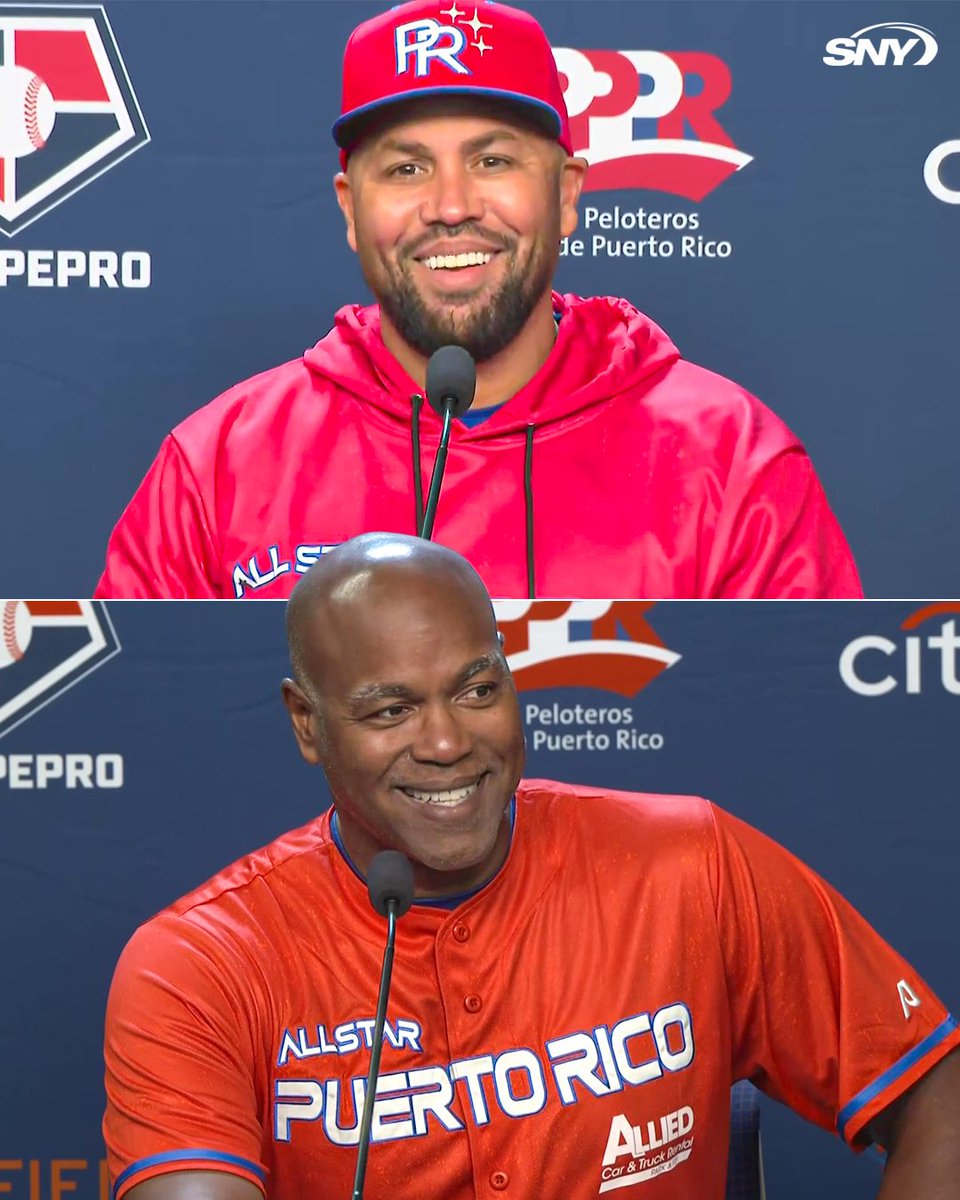 Carlos Beltrán and Carlos Delgado are both at Citi Field today for the Dominican Republic vs. Puerto Rico Showdown