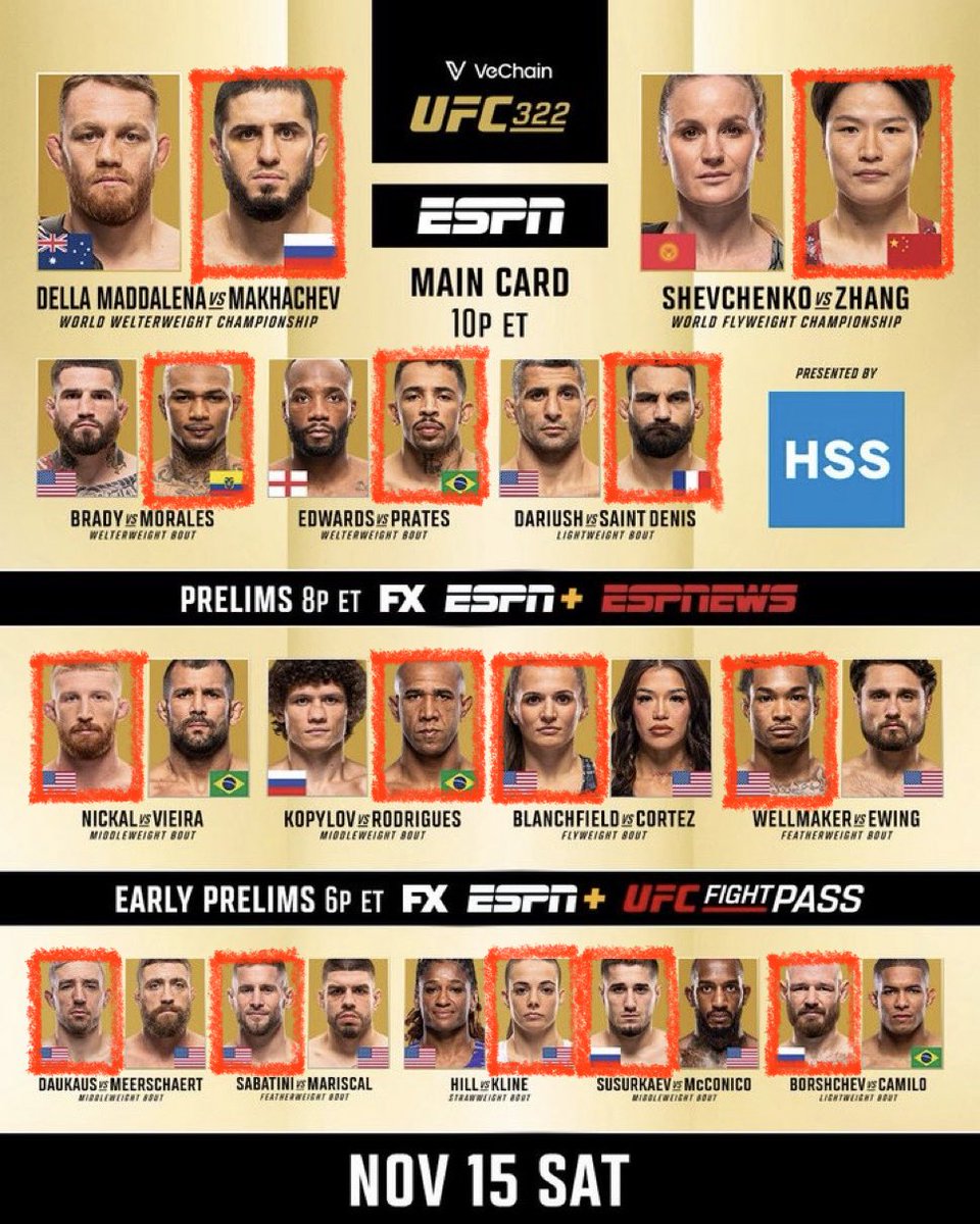 FightCrack's tweet image. 🚨 CRACKED PREDICTIONS 🔥

THIS #UFC322 CARD IS ABSOLUTELY STACKED!!!

Our picks are LOCKED IN 🔒

Drop some of your picks 👇