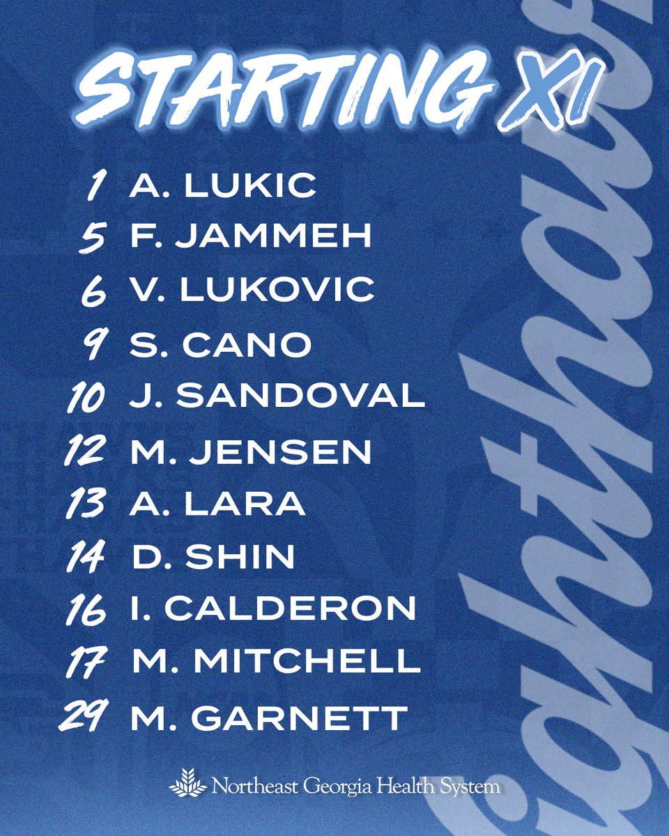 Starting XI🚨⚽️