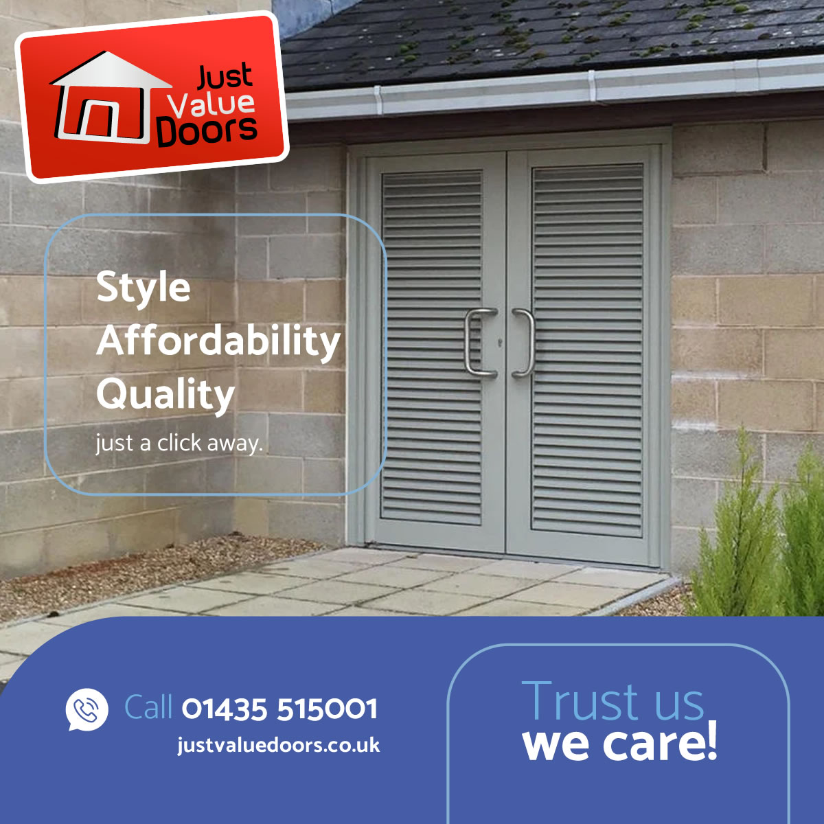 JustValueDoors's tweet image. Looking for sleek airflow solutions? 🌬️
Our Aluminium Louvre Doors are perfect for plant rooms, bin stores &amp;amp; utility spaces.
🎟️ Save 10% this week with code ALD37EM2
🔗 View Options

➡️ loom.ly/aDqdUWk

#AluminiumLouvres #LouvreDoors #FunctionalDesign #MadeToMeasure