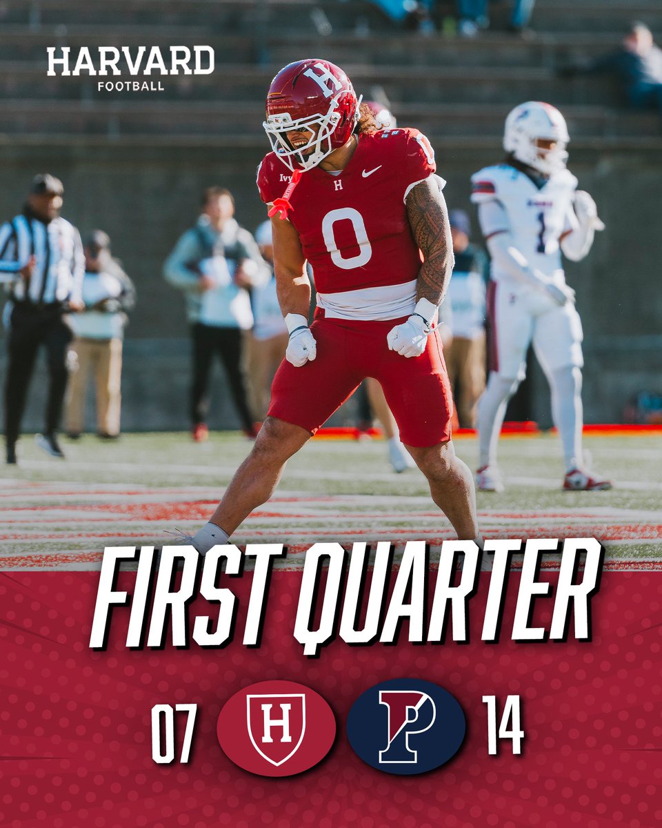 Work to do in the second quarter

2nd | Harvard 7, Penn 14

📺 tinyurl.com/2dx7br6n
📻tinyurl.com/2dhynf87
📊tinyurl.com/ynplmgjt

#GoCrimson