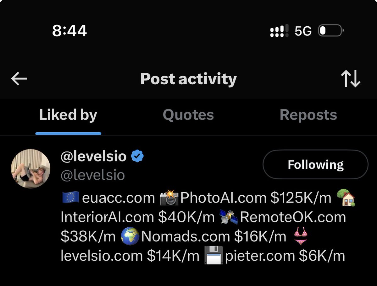 it's time to go all in
ft. <a href="/levelsio/">@levelsio</a>