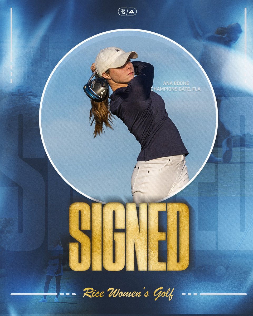 RiceWGolf's tweet photo. 𝓢𝓲𝓰𝓷𝓮𝓭 ✍️

Welcome to South Main, Ana Boone‼️

#GoOwls 👐 https://t.co/BU9MM7PLCt