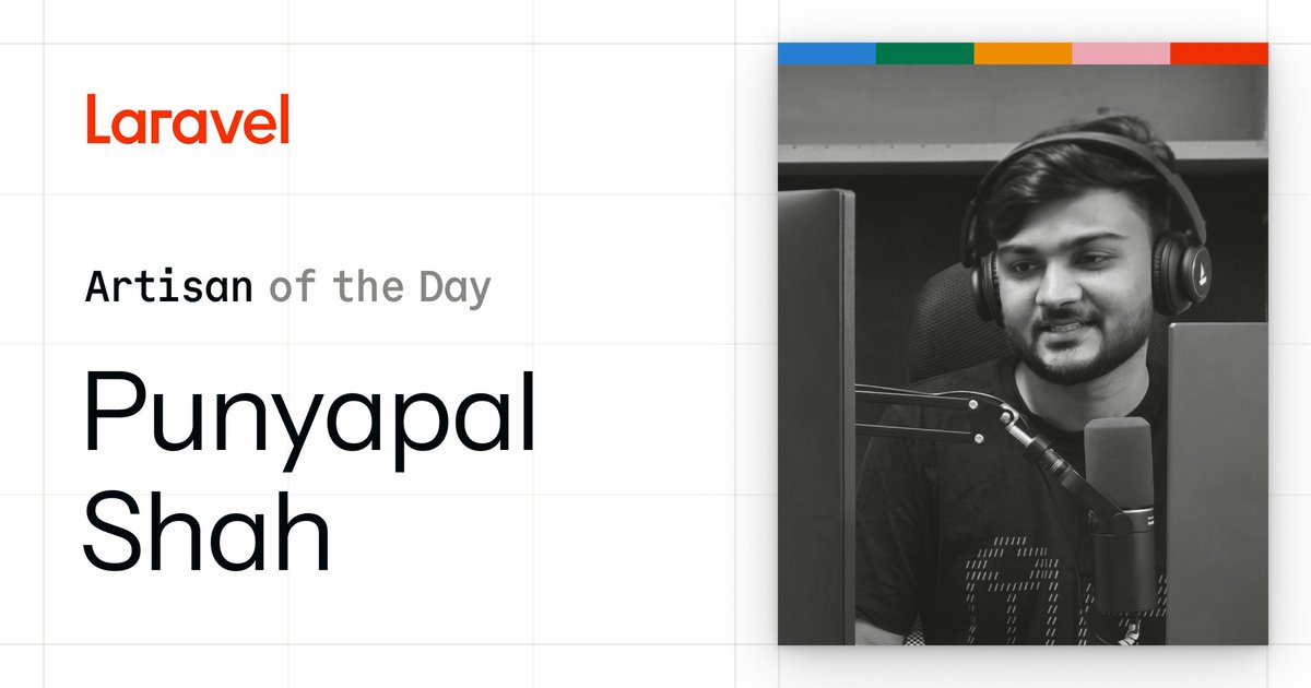 Laravel Artisans, look who's the artisan of the day! 🤩