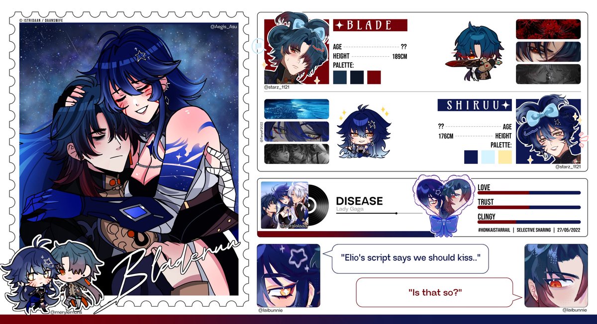 🌌  —  ✦  #yumeintro

Haii I'm Shiruu/Ruru, I love to play and draw 
✦ Blade Yume
✦ Selective sharing
✦ Bladeruu 🗡🌌

#yumetwt #hoyumes