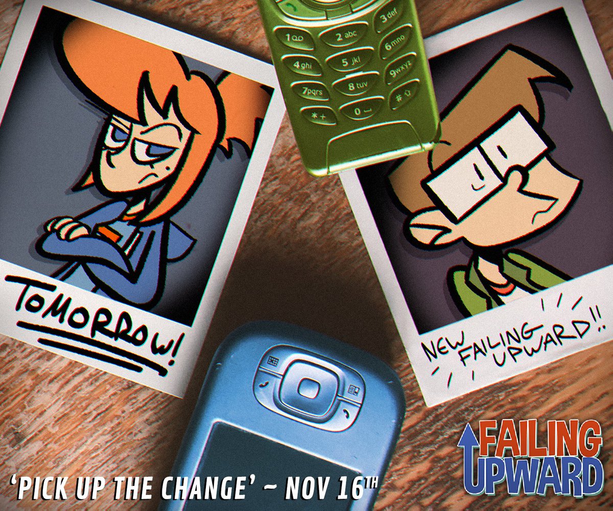 ONE MORE DAY! 

Join us tomorrow for the premiere of the new Failing Upward, "Pick Up The Change"! 

Episode drops at 12 PM EST/9 AM PST. Premiere page below!