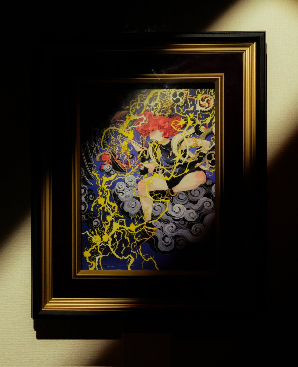 333theme's tweet image. MTGアートプリントを額装🎉

額装済み中古絵画の再利用がお手軽で良かった👍