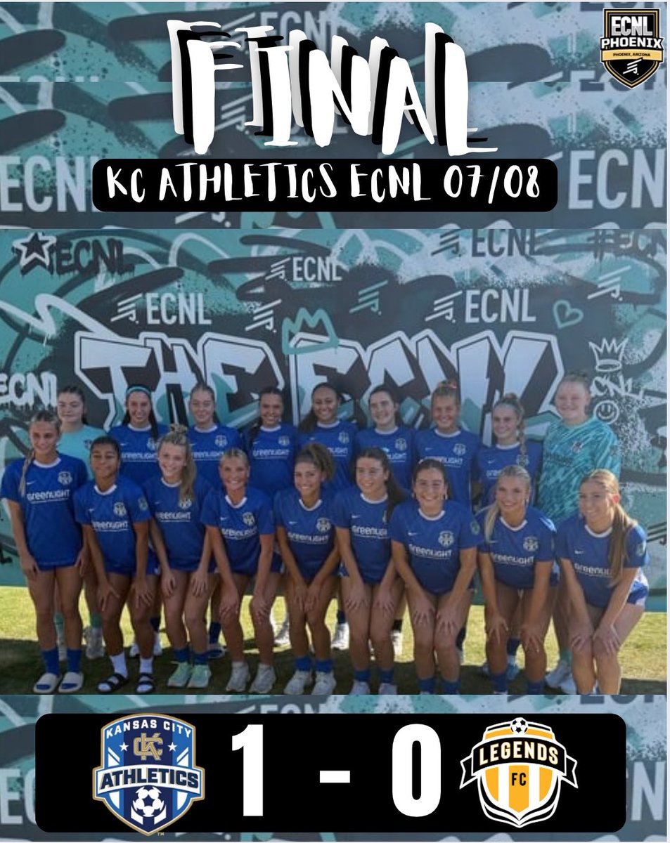 KC Athletics Academy Elite 07/08 ECNL tweet media