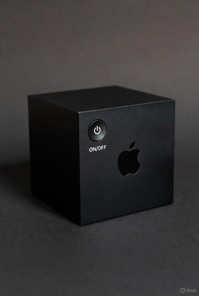 eggOpinion's tweet image. Apple competitor to Valve’s Gabe Cube

Features:
- no hdmi / usb / usbc ports. 

- A new Apple port that you must buy adapters for

- starting at $5000

-power cable not included 

- App Store games only 

- stops working when v2 is released 

- emulating will dox u to Nintendo