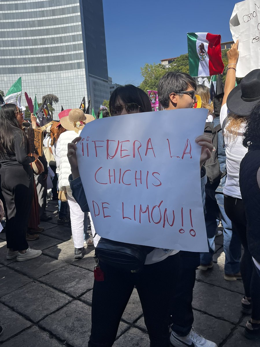 “Destitución a las chichis de limón” 
Solo estoy poniendo lo que se grita por acá. Nada es personal. Estoy documentando.