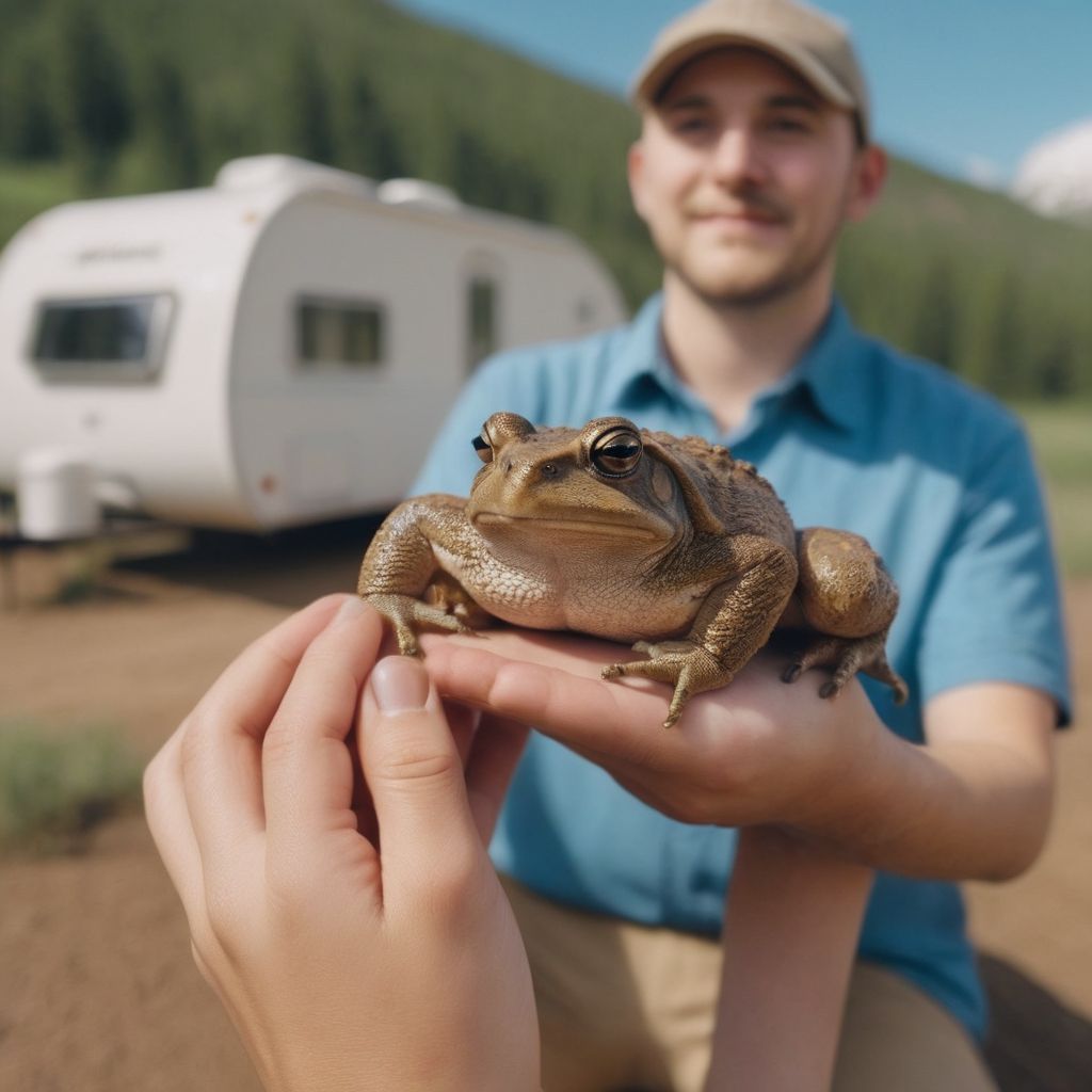 RVToads's tweet image. Found a toad next to the grill. He squeaked once—probably hungry.
rv-toads.com #rvtoads #gettoad #rvlife #camping #aiphotos