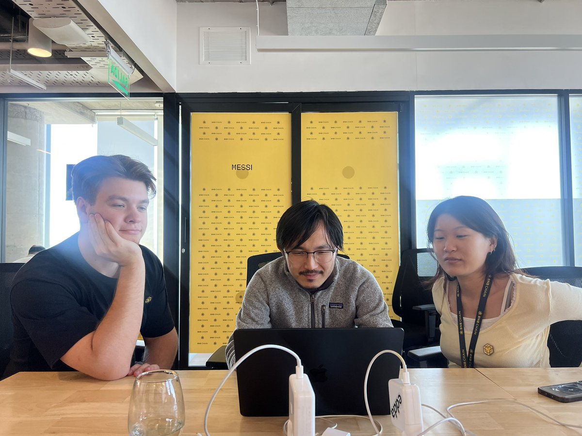 draffilog's tweet photo. I've met @LukeGLW with @sky3lo   today at the hackathon as well. He's been doing the greatest workshop in regards of AI coding. Super great stuff https://t.co/5nIwdXdgAk