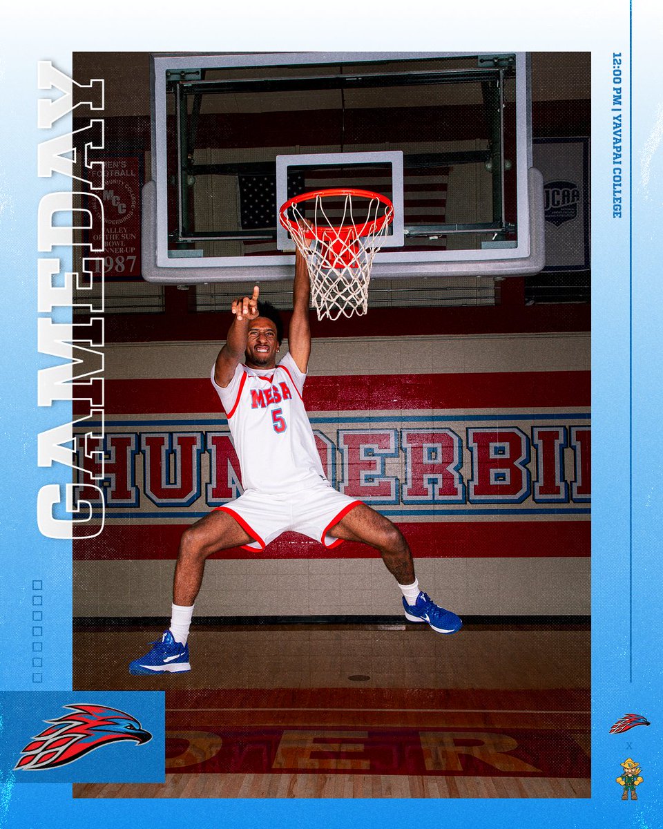 IT'S GAMEDAY T-BIRDS! MCC Men's Basketball is in action today as they're on the road to take on Yavapai College, tip-off at 12pm!

Photo Credit: Francisco Coronado