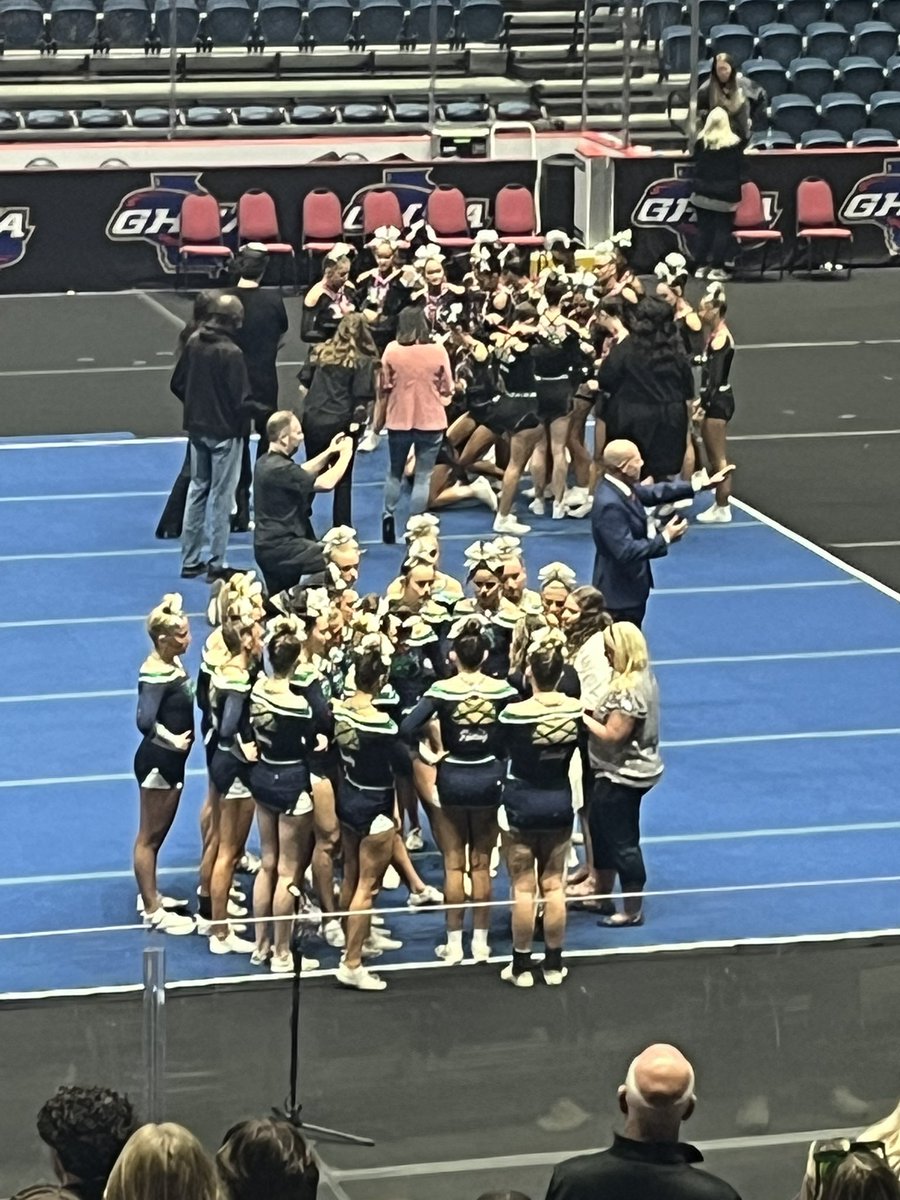 CVHSGrizzlies's tweet image. Lady Grizzly Comp. Cheer finished 3rd in the GHSA state. Congrats on a great year. Very proud of this team! #ONEView