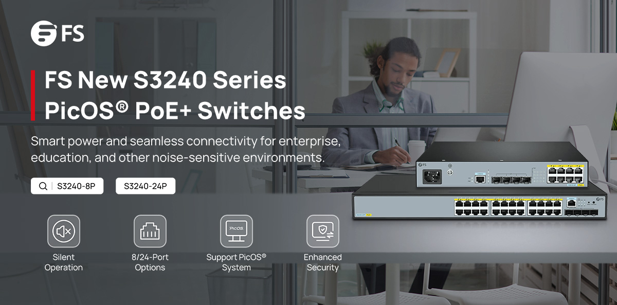 FScom_inc's tweet image. Smarter power. Seamless connectivity.
FS S3240 series PicOS® PoE+ switches bring a silent design, robust security, and PicOS® intelligence to the edge.
S3240-8P: fs.com/products/34691…
S3240-24P: fs.com/products/34691…
#FSSwitch #PicOS #PoESwitch