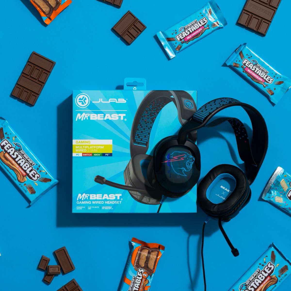 JLabAudio's tweet image. The @MrBeast x JLab Gaming Headset is here to level up your holidays.
Wrap it, gift it, or keep it for yourself. We won’t tell. 😉