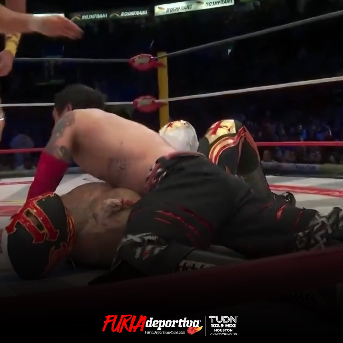 FuriaTUDN's tweet image. #FuriaDeportiva

Templario sufre lesión en plena función

Durante la función de este viernes, Templario resultó lesionado tras su combate.

#FuriaTUDN #FuriaNeta #LuchaLibre #CMLL #Templario