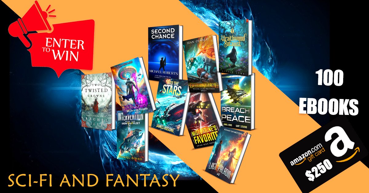 🎉🛸Your next favorite Sci-Fi or Fantasy read is HERE🐉
⚔️You're invited to enter our Ultimate Sci-Fi or Fantasy Giveaway.
🎁Win 100 eBooks + a $250 Amazon Gift Card.
bookthrone.com/november-viral…
#scifi #scififantasy #scifibooks #sciencefictionbooks #sciencefictionromance