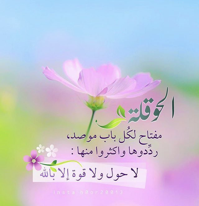 #رسالة_لقلبك 
استجمِع هُمومك في صدرك
ثم كرر مئات المرات
 " لاحولَ ولا قوَّة إلا بالله "
مُسْتيقنًا ألا تحوُل من حالٍ إلى
حال، من معصيةٍ إلى طاعة
ومن حُزن إلى فرَح، ومن جهل
إلى عِلم ومن خذلانٍ إلى توفيق
إلا بالله الواحدِ القهار وسترى
حاجاتِك تقضى الواحدة تِلو
الأخرى بإذنِ الله ..!