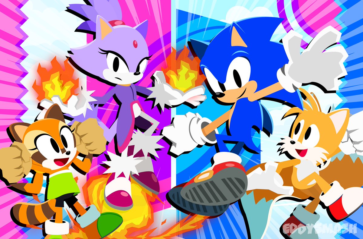 Happy Anniversary Sonic Rush!! 🌀🔥
[Repost]

#Sonic #SonicTheHedgehog #Blaze #BlazeTheCat #SonicRush