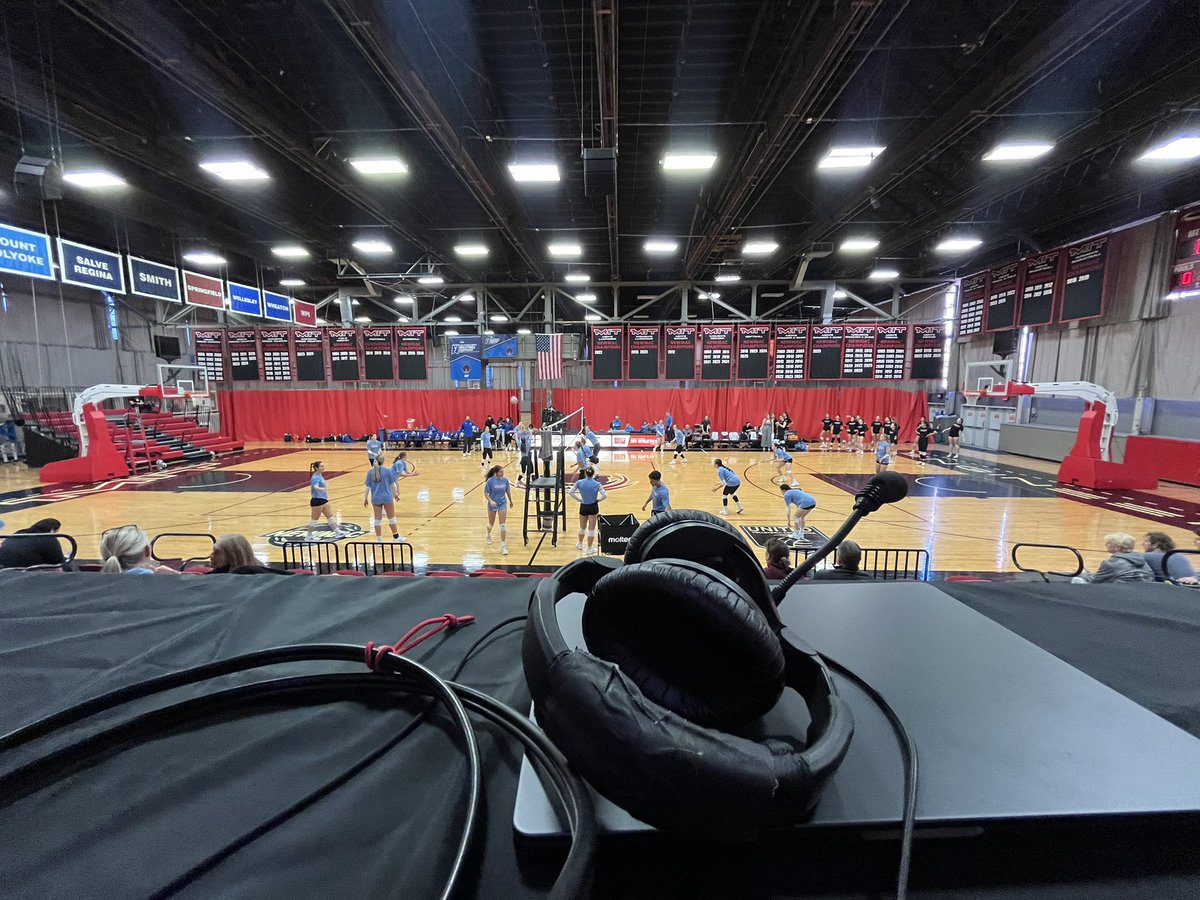 Its a busy day for <a href="/MITAthletics/">MIT Athletics</a> here <a href="/MIT/">Massachusetts Institute of Technology (MIT)</a> as <a href="/mitvball/">MIT Women's Volleyball</a> hosts the semi-finals today for the <a href="/NEWMACsports/">NEWMAC</a> WVBALL championship. #12 MIT hosts <a href="/CG_Athletics_/">Coast Guard Athletics</a> in their semifinal match. Then its <a href="/BabsonVB/">Babson Volleyball</a> vs <a href="/SCWVball/">Springfield College Women’s Volleyball</a> at 3:30pm.