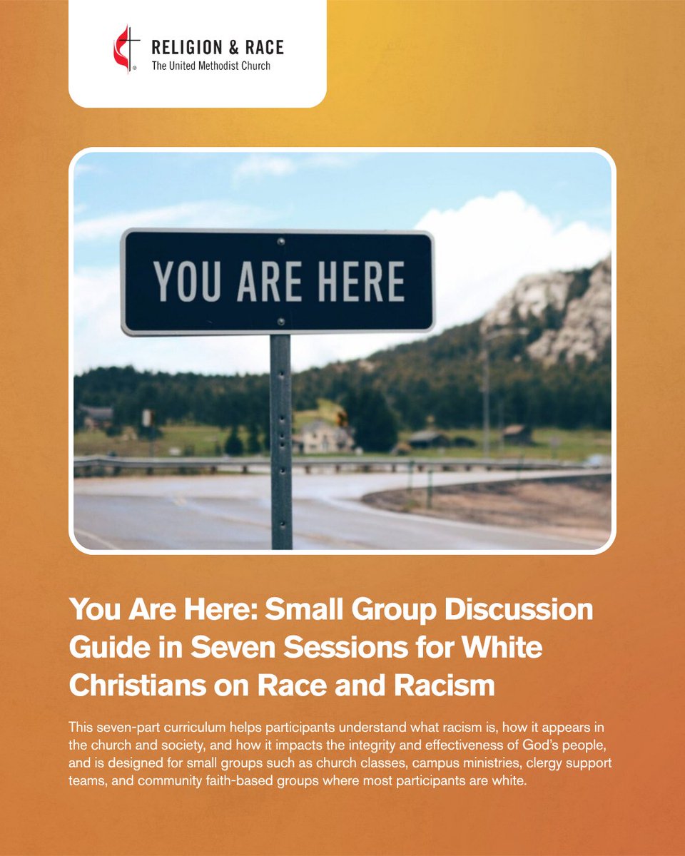 gcorrumc's tweet image. You Are Here is a 7-part guide for White Christians new to exploring racism and the church. Small group-friendly, faith-rooted, and honest.

Download now: r2hub.org/library/you-ar…
#YouAreHere #RacialJustice #GCORR #UMC