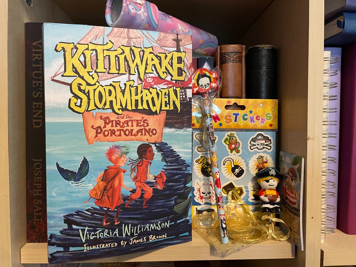 So happy to be part of the <a href="/WriteReadsTours/">TheWriteReads OnTour</a> book tour for Victoria Williamson’s latest - Kittiwake Stormhaven and the Pirate’s Portolano. 
🔗⬇️⬇️⬇️