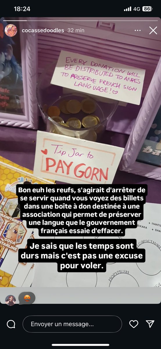 PetiTammy_'s tweet image. C’est trop grave ce qu’il c’est passé pour nous la….

Juste on fait un rallye stamp pour aider une cause trop importante (fuck l’état français) et juste ça se sert dans la tirelire pour montrer que la cause avance 

Je suis dégoûtée et énervée ..: