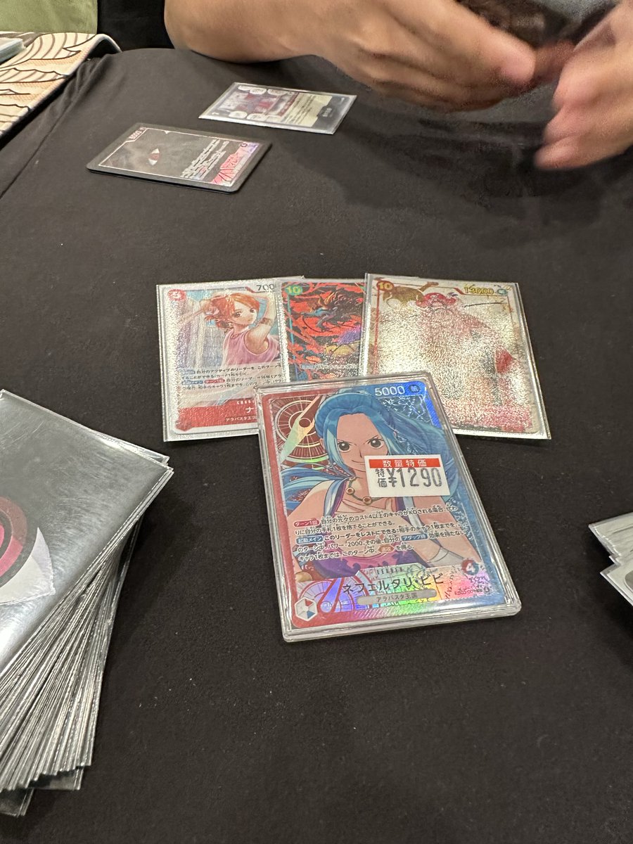 PH CS 3v3
Used: Red Blue Vivi 赤青ビビ

Green Zoro 緑ゾロ ✅
Black Imu 黒イム  ✅
Black Imu 黒イム  ❌
Black Imu 黒イム  ✅
Green Purple Lim 緑紫リム ✅
Green Bonney 緑ボニー ✅

You can raise the winrate of Imu matchup with practice!!!🔥