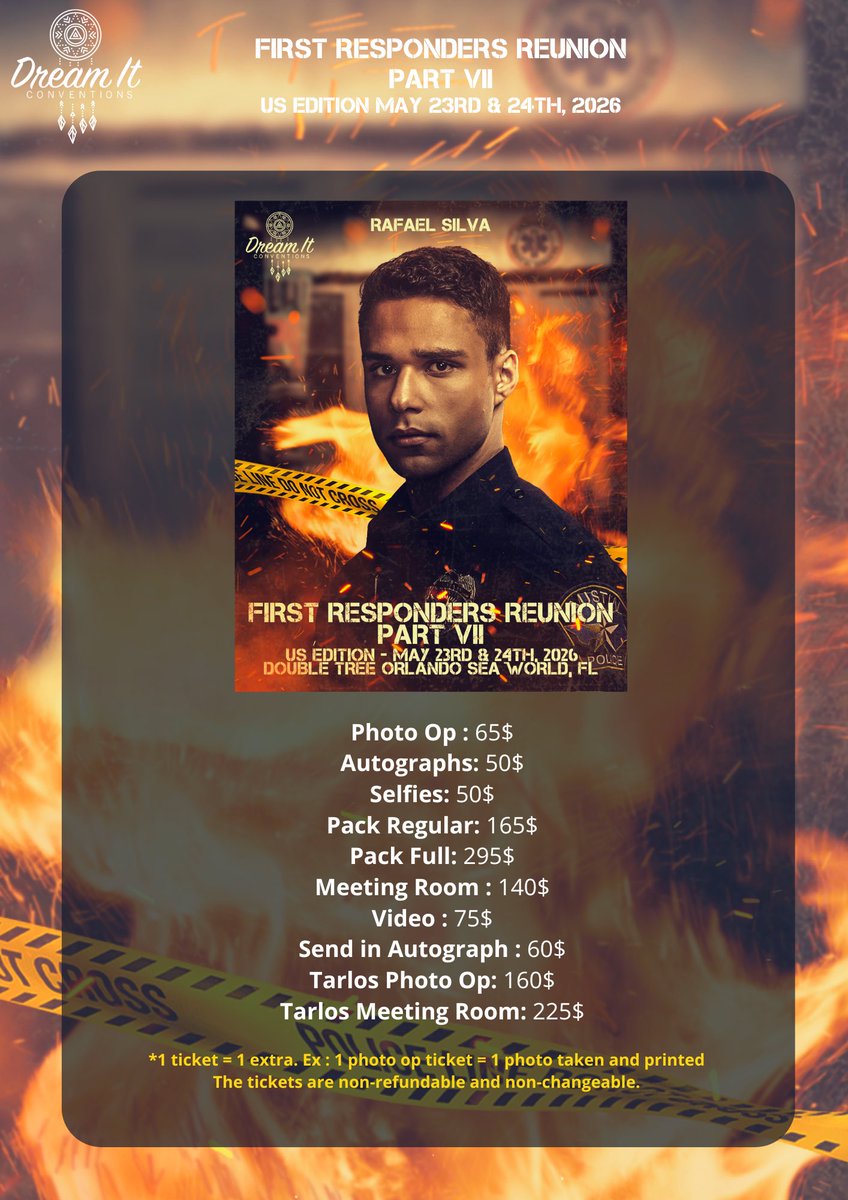 DreamitCon's tweet photo. #FRR7 911 Lonestar fans! Our 7th guest is Rafael Silva, he will be there on Saturday and Sunday. His tickets are already available : https://t.co/CqDeC1JInR https://t.co/uM7VBhIGDH