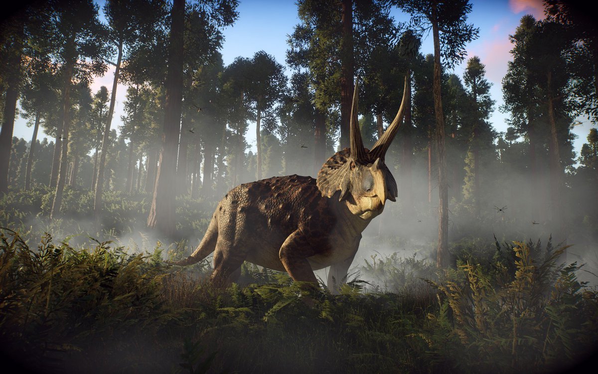 YutyTyrant's tweet photo. Prehistoric Kingdom is paleoart https://t.co/85ZBUxqw1G