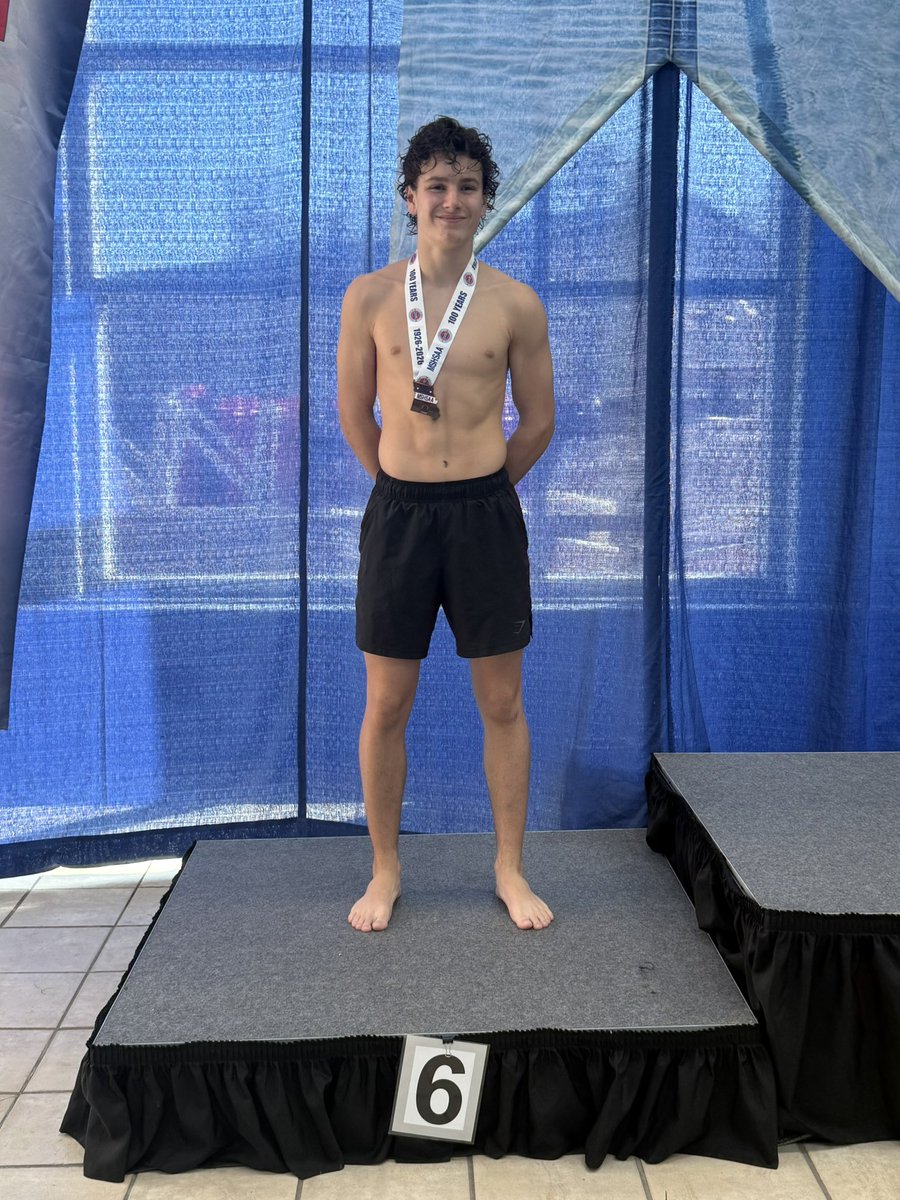 LibsSwimTeam's tweet image. Congratulations to Elijah quest for finishing 6th Place in Diving at MSHSAA Class 2 State Meet!