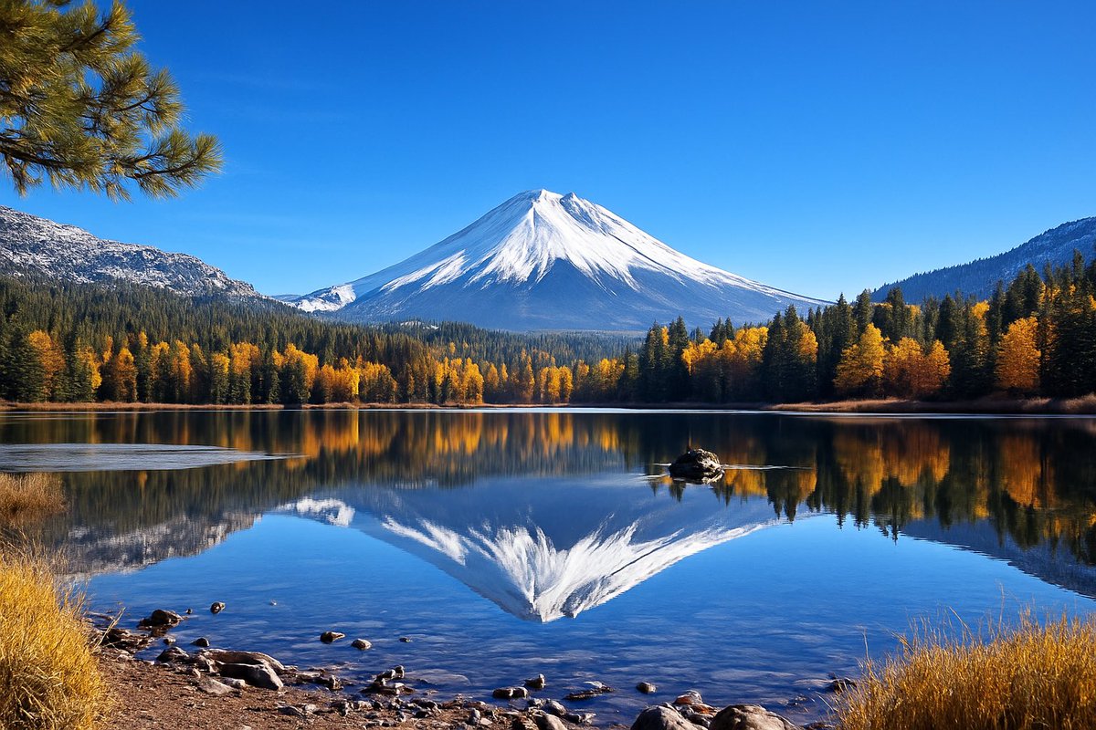 Balder13946731's tweet image. 加州小富士山。