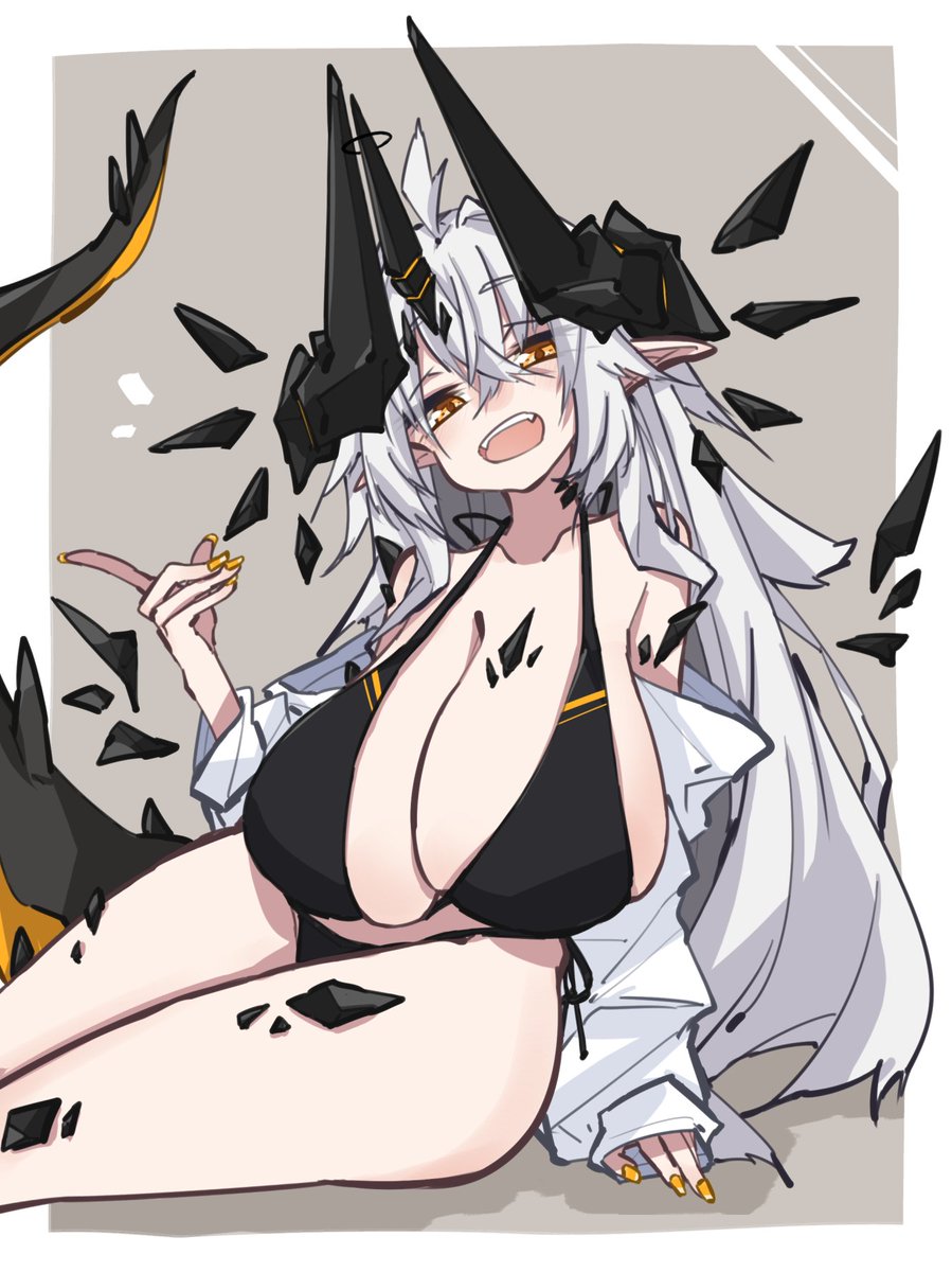 水着カガリビさん（よその子）