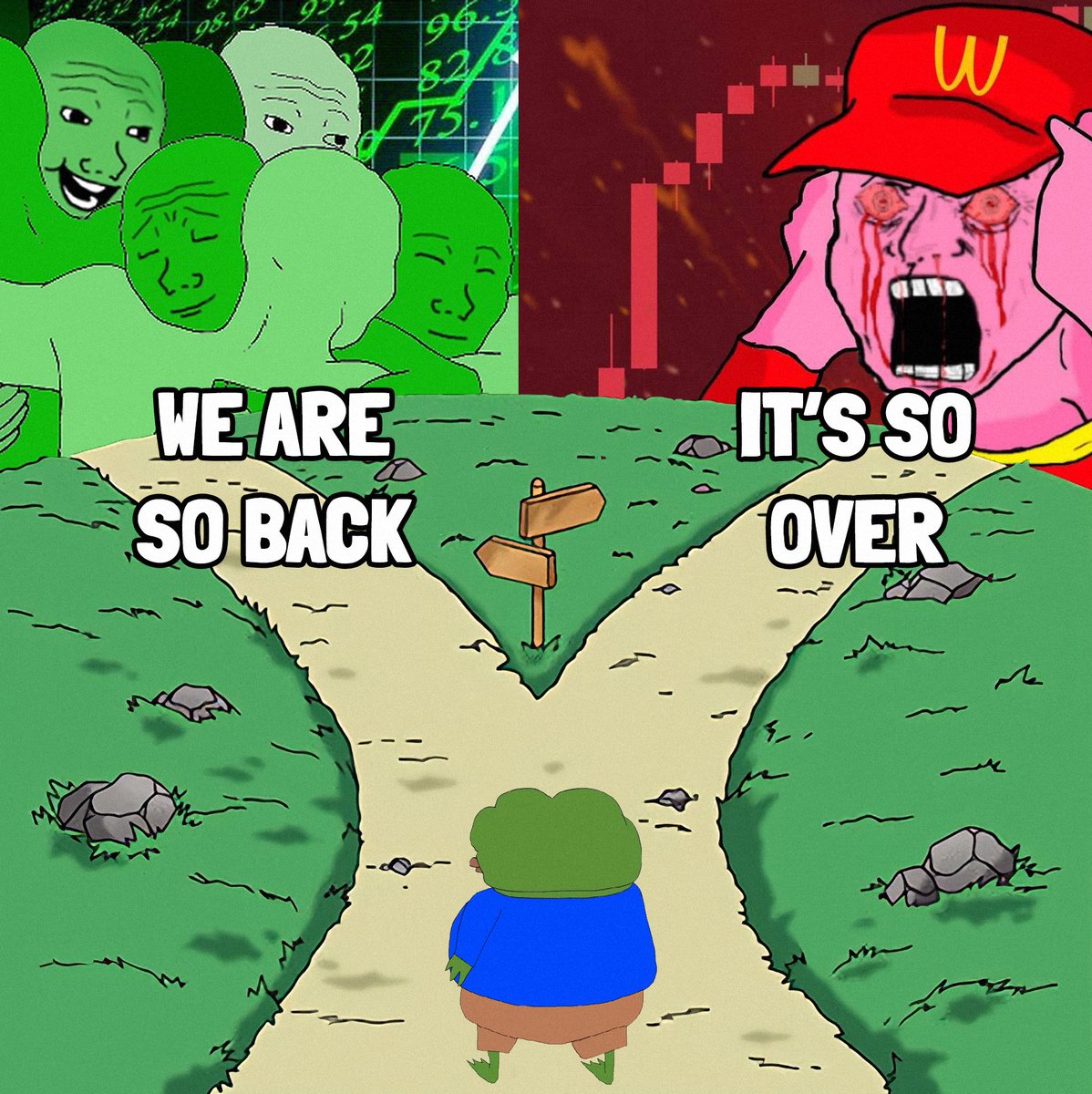 Which way crypto man?