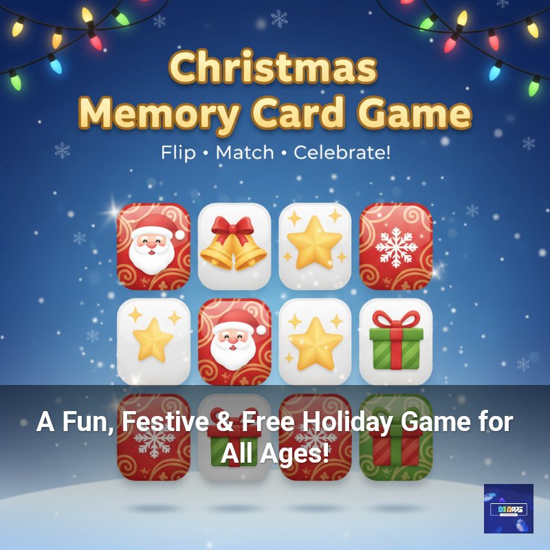 ochristophercom's tweet photo. Think you’ve got sharp Christmas memory? 🎄🧠

Play the NEW Christmas Memory Card Game — flip, match, win!
Play it offline in your browser or host it online for your website visitors.

Get it now! 🎅✨

https://t.co/fhqxcB2OQT

#ChristmasGames #MemoryMatch #HolidayFun https://t.co/JSIWx6KS2p