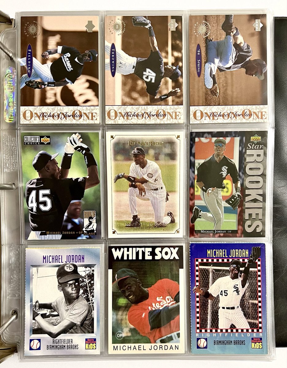 💥BATTLE OF THE BINDERS💥

This week’s theme: multi-sport athletes

Show us a binder page of an athlete that played more than one sport!

Here’s an MJ page from my collection.

New to battles? Read below⬇️