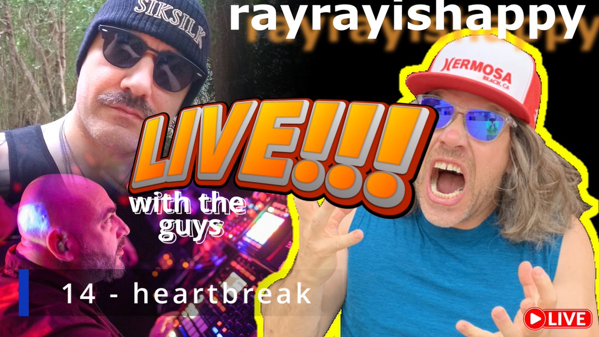 14 heartbreak with the guys youtube.com/live/ByYNPtTtB… 

Live in 40 min! GET IN HERE!!!!