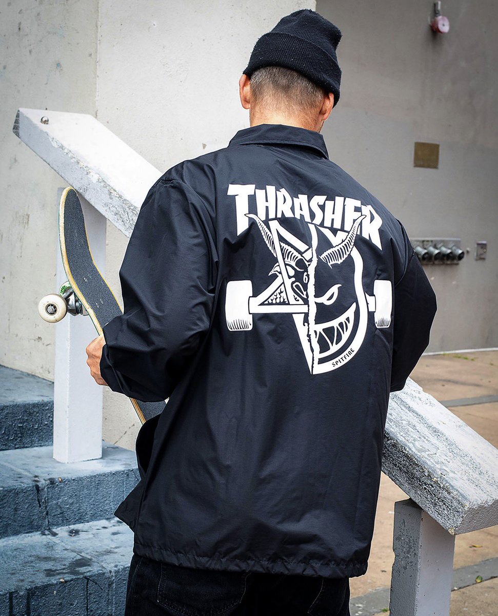 thrashermag's tweet image. 🔥 Our collab with SPITFIRE is now shipping to skateshops worldwide 🌎