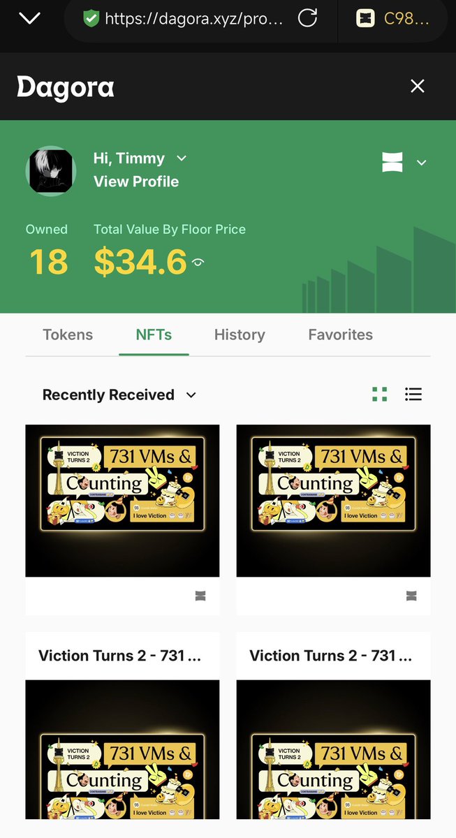 timjamesfree's tweet image. I’ve collected all 4 viction VM NFTs from @Dagoraxyz 
each one represents a piece of @BuildOnViction chain’s journey, and it feels good to hold them all
👇
0xcaEfd627a3942b6D524b3b2b3ba45d6928217f17
@VictionEco
#731VMsNFT #VictionTurns2