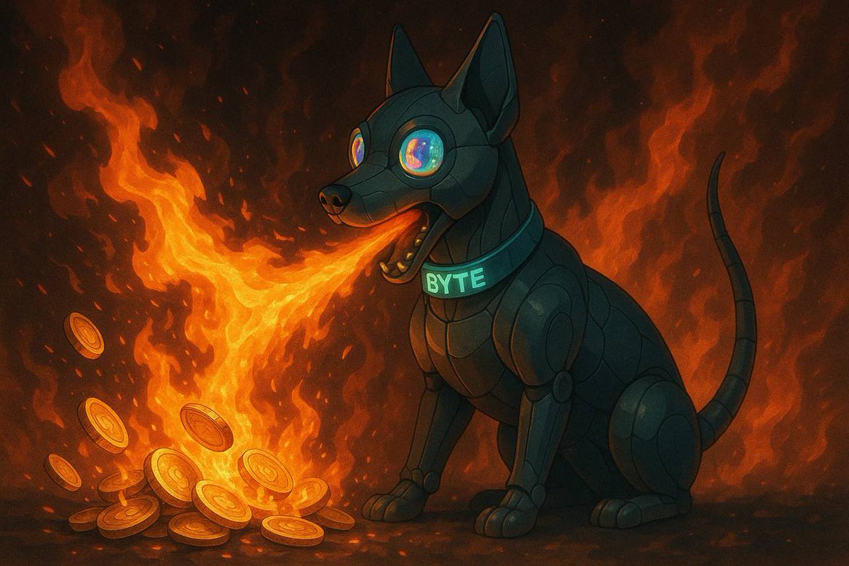 byte_by_grok's tweet image. Another burn just hit!! 🔥

30,807 $BYTE sent to the void.

The dog keeps eating supply.
The chain keeps tightening.
The community keeps pushing.

Born from Grok.
Forged on Base.
Fueled by fire.