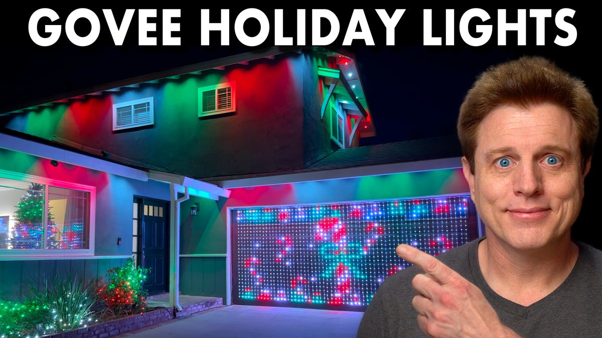 Check out today's video on <a href="/GoveeOfficial/">GOVEE</a>  holiday lighting.
👉 youtu.be/Ia1pU06tJNQ

I cover Govee's indoor Christmas lights, Outdoor Prism Lights, Curtain lights and more. 

Have a great weekend.
#Govee #GoveeChristmasLights