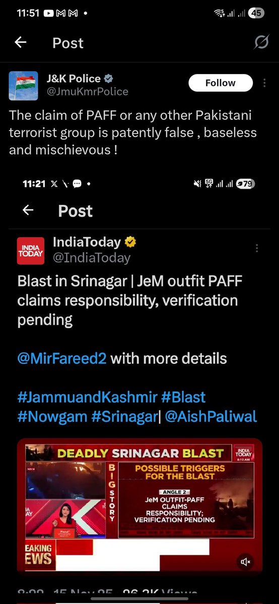 PAFF Claims are baseless and false, as per J&amp;K Police.