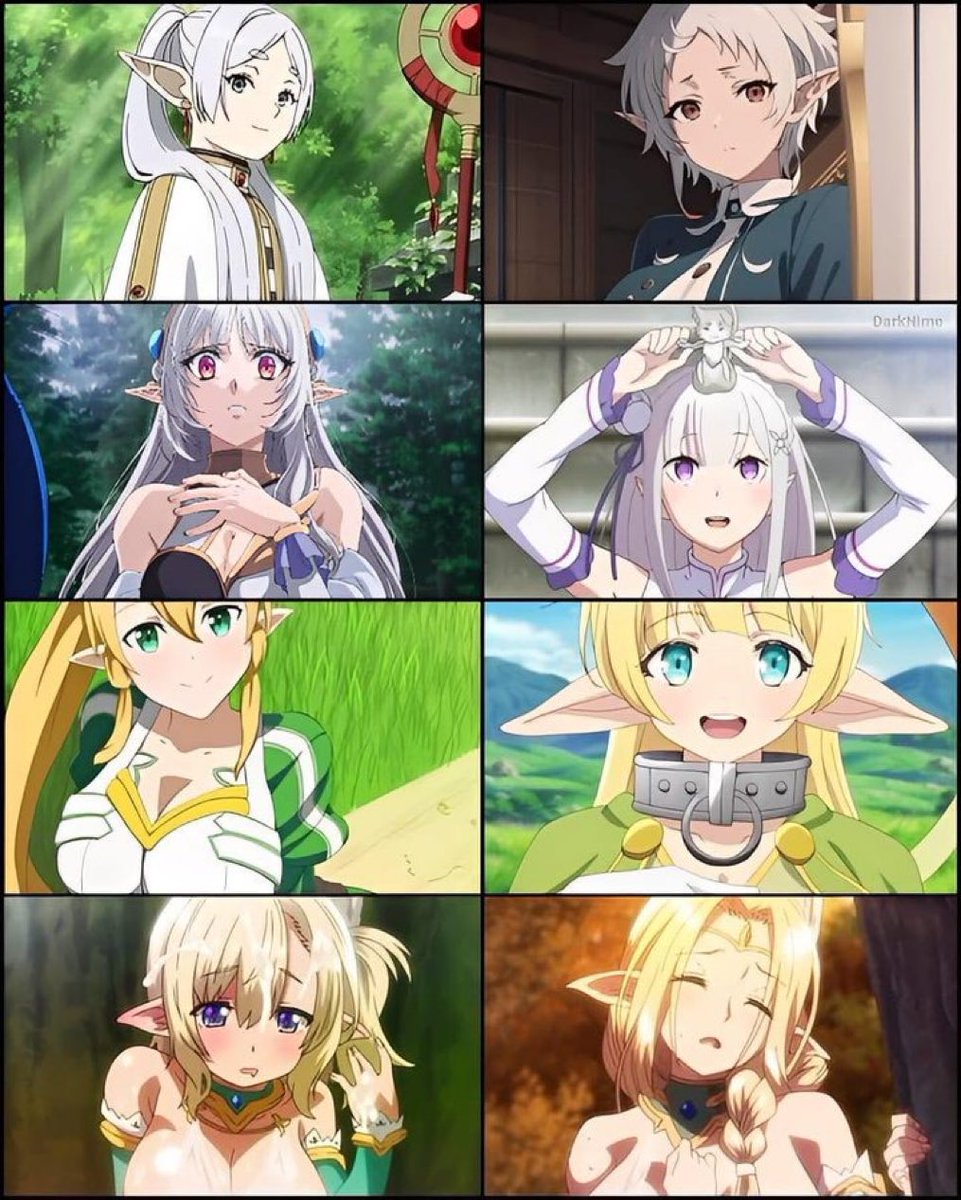Elves in anime 🔥
