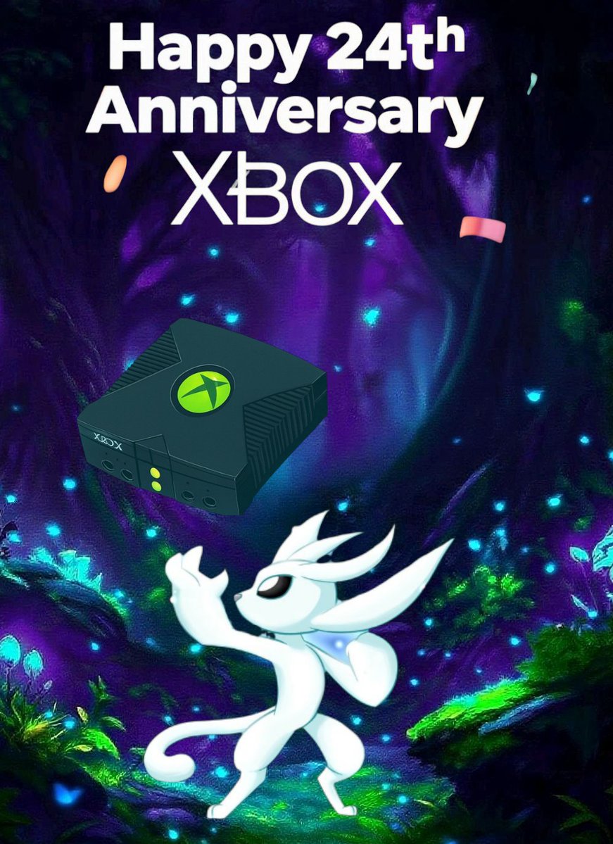 KAZPs0549's tweet image. Happy anniversary 24th XBOX💚🎂🥳🎮🎊🎉
#Xbox
#OritheGame
