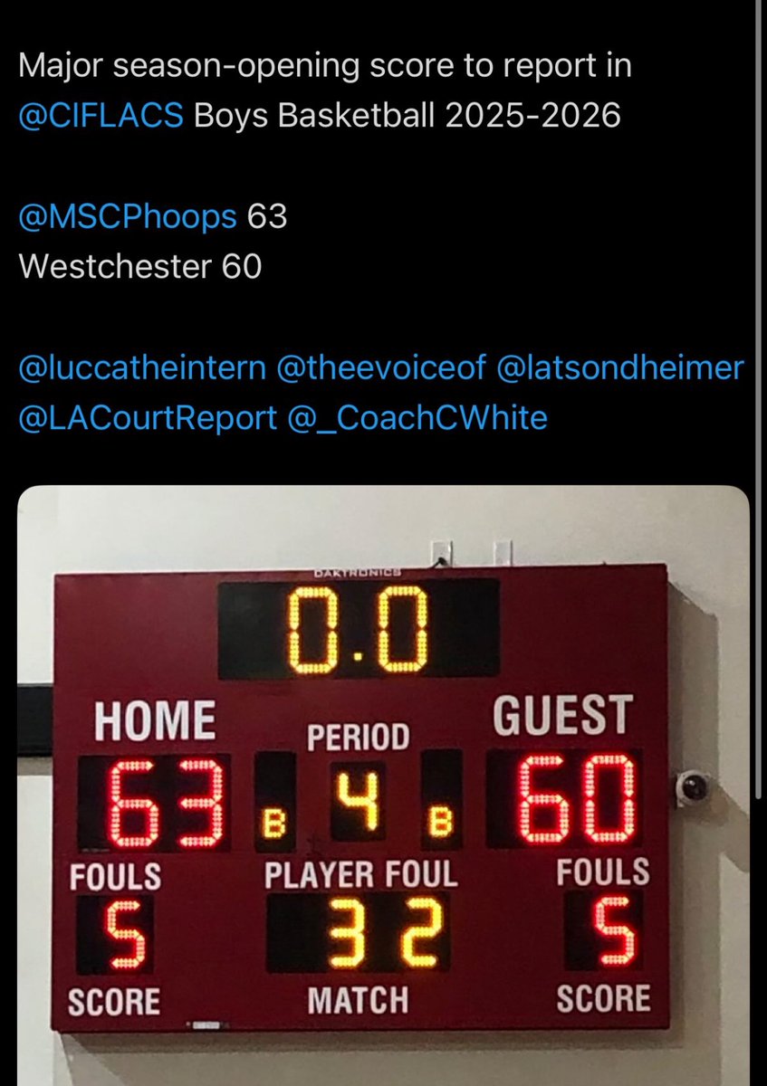 Knocked out Westchester last night💪