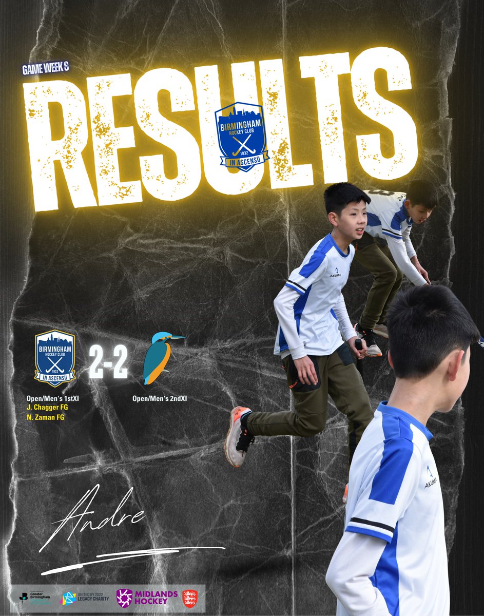 MATCHDAY RESULTS 

Only the one game today with a much revised Open/Men's 1stXI side clinching a 2-2 draw with Redditch in a game which saw 2 goals in the final minute. Goals from <a href="/JeevanSChagger/">Dr Chagger</a> and Noor Zaman grabbed a point bringing the team level on both occasions.