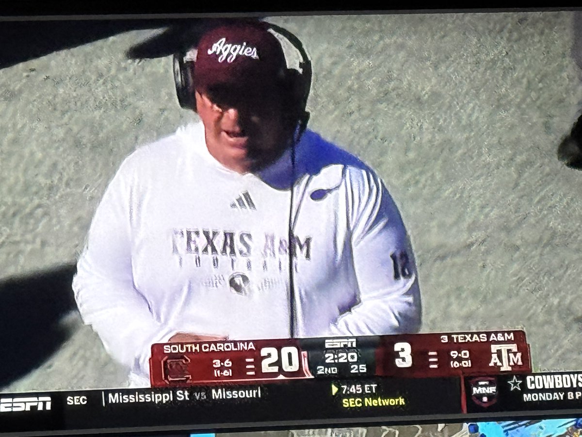 Alex__Monaco's tweet image. Texas A&amp;amp;M showing the College Football world who they are #CFB #UpsetAlert