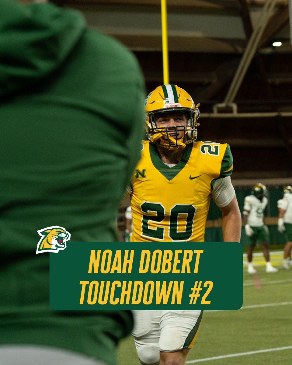 NMU_Football's tweet photo. ALL DAY 2️⃣0️⃣!!!!

.@noah_dobert20 with another +50-yd rush into the end zone, making the score 13-0 ‘Cats. 

#SpiritOfTheWild | #UPGritty https://t.co/AqvEAUJktt