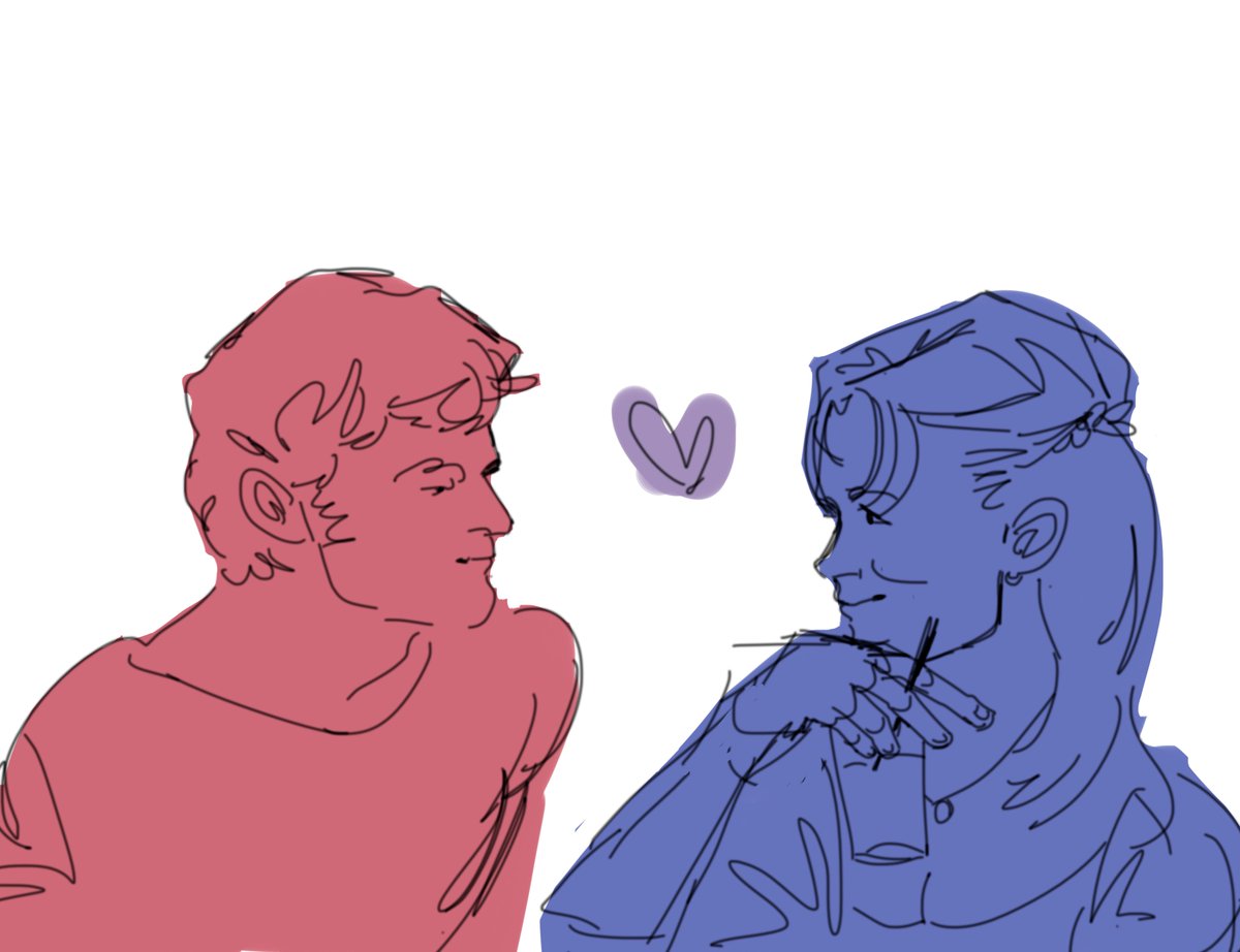 Naoz_ao's tweet image. When you&apos;re blue, I&apos;m red I wanna kiss your neck and make you purple all over #Dexter